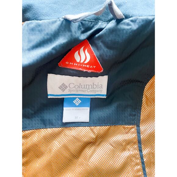 Women's Columbia Lay D Down Quilted Jacket Blue Green Size Medium - Picture 3 of 7